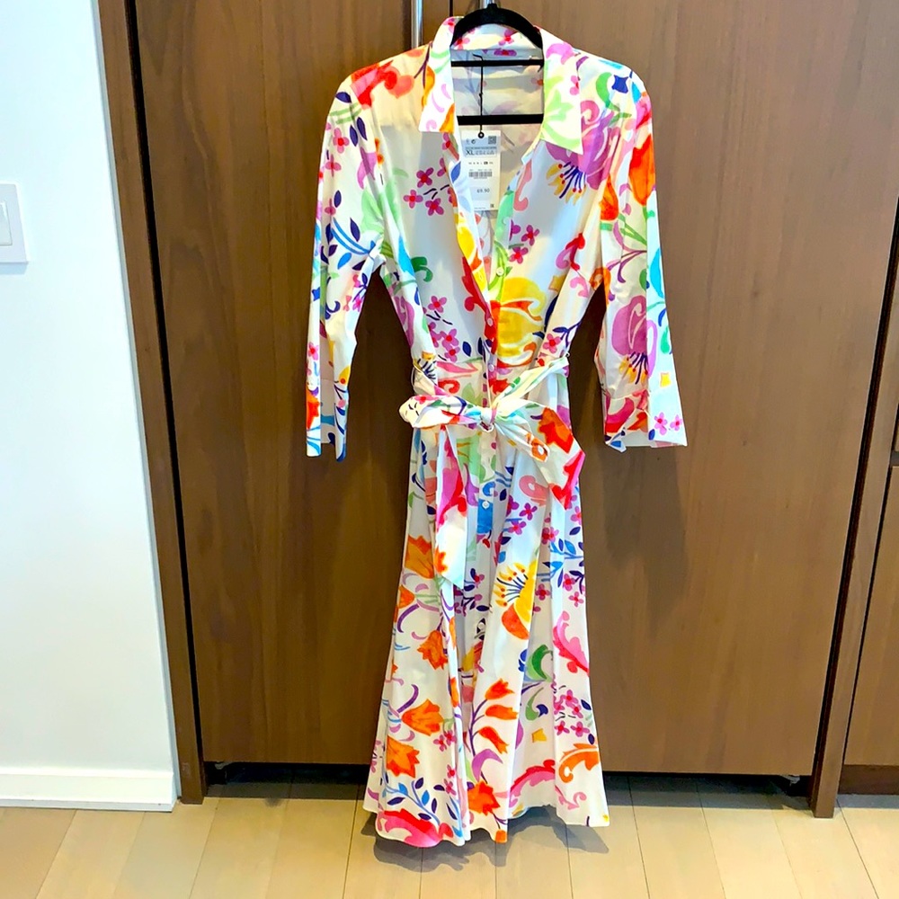 Brand New belted Zara dress